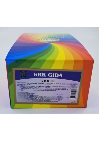Krk Gıda Toz Gıda Boyası Mor 9 G