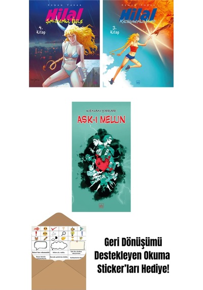 Hilal 4. Kitap Şehirdeki İblis + Hilal 3. Kitap Kalbimdeki İfrit + Aşk-ı Melun