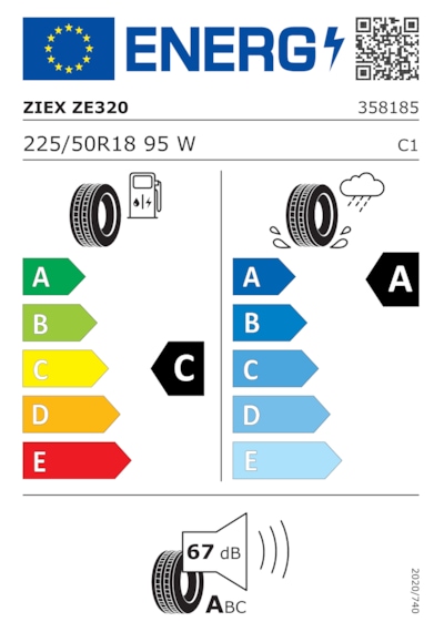 Falken 225/50 R18 TL 95W Zıex ZE320 Yaz Lastiği 2025