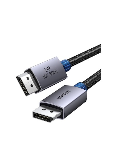 Ugreen Displayport 16k 60hz Male To Male Örgülü Kablo 1m, 55567 -