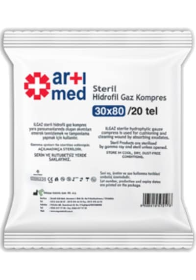 Artımed Steril Hidrofil Gaz Kompres 30 x 80 CM
