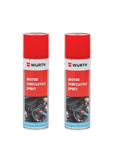 Würth Motor Temizleyici Temizleme Spreyi 500 Ml 2 Adet
