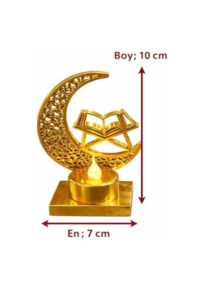 Gold Yeni Pilli Led Işık, Askılı Fener Süsü Sarı Işıklar Peri Işıkları Aydınlatmalı Şerit Led Ramazan Sü Diğer