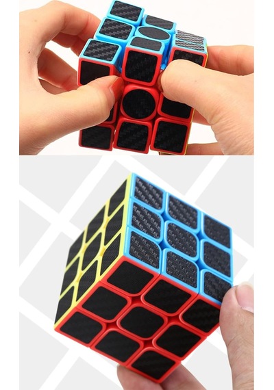 3x3 Fiber Karbon Qy Speed Zeka Küpü Akıl Küpü