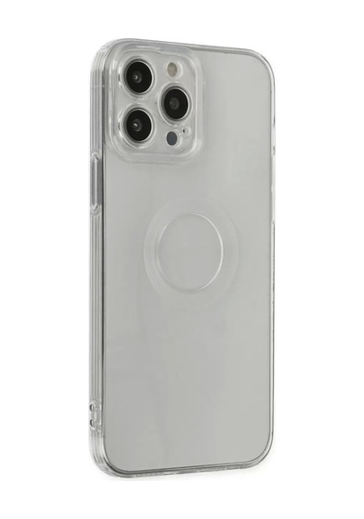 Apple İphone 14 Pro Max Kılıf Santa Lens Silikon - Şeffaf