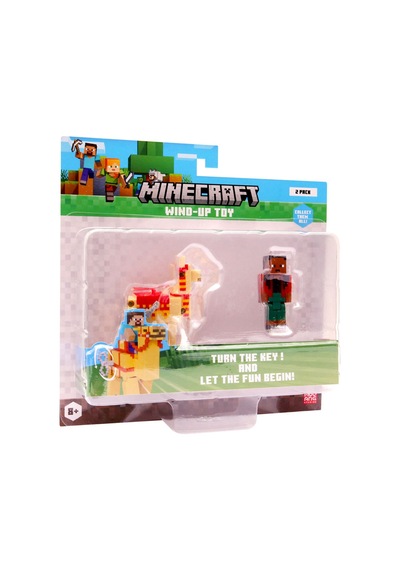 Minecraft 3d Kurma Mekanizmalı Figürler 2'li Paket Model 4 Pmı/mc1014