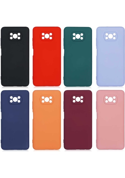 Noktaks - Poco X3 - Poco X3 Nfc - Poco X3 Pro Uyumlu - Kılıf İçi Kadife Koruyucu Mara Lansman Kapak - T17688 - Lacivert Lacivert