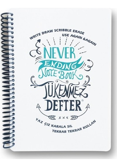 Tükenmez Not Defteri 1 - 15X21 Cm