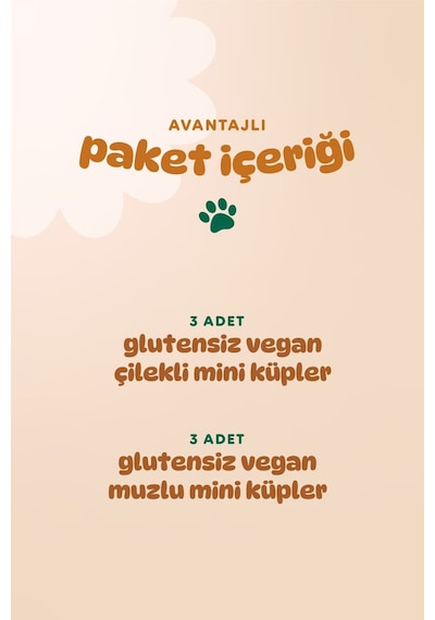 Hummorganic Organik Glutensiz Vegan Mini Küpler Atıştırmalık Paketi - 6 adet (2 çeşit)