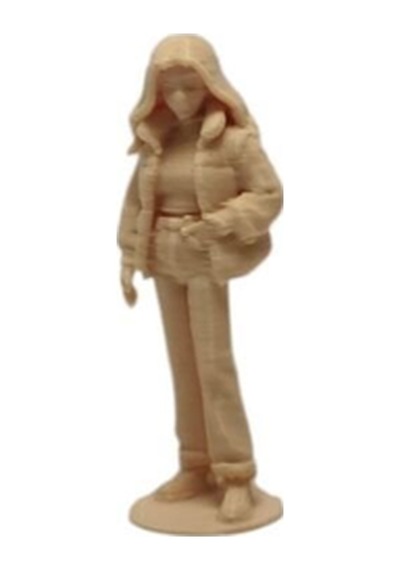 Erkek Ve Kadın 4cm Maket Malzemesi Boyasız