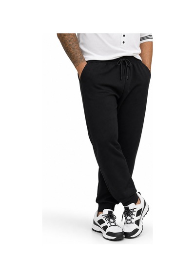 Starbattal Büyük Beden Basic Eşofman Altı Full Lycra 11516 Sıyah-924 SIYAH