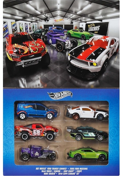Jlb24 Hot Wheels Legends 6lı Araç Paketi 1:64