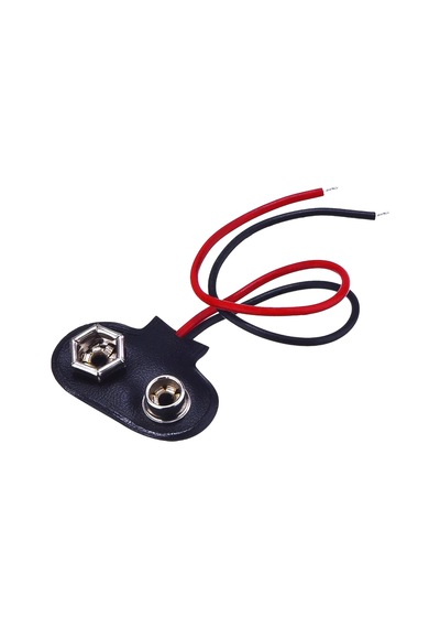 9 Volt Pil Başlığı 10 Cm Kablolu, 5 Adet, Ic-232,