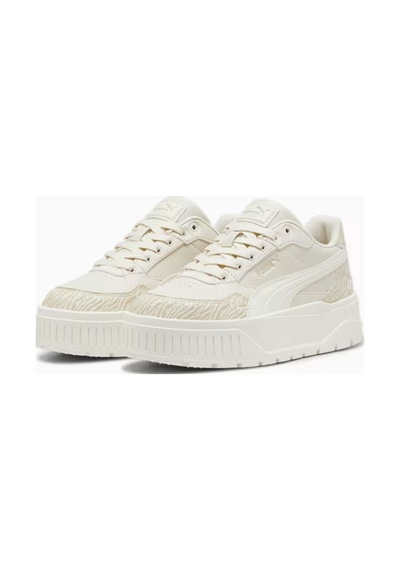 Puma Karmen Iı Idol Animal Fever Beyaz Kadın Krem Sneaker 39879501 Beyaz - Krem