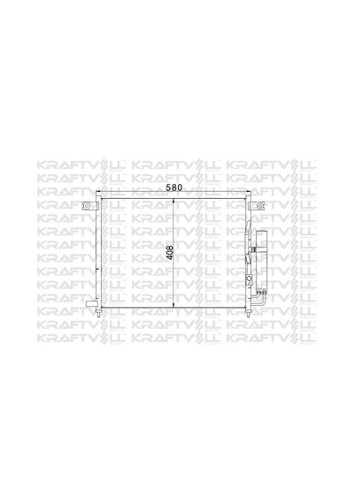 Klıma Radyatoru Aveo Kalos T200 T250 560 457.5 18 Kraftvoll 08060137