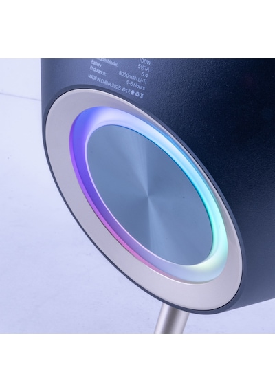 Kablosuz Hoparlör Rgb 100w Taşınabilir Speaker Uf2 - Siyah
