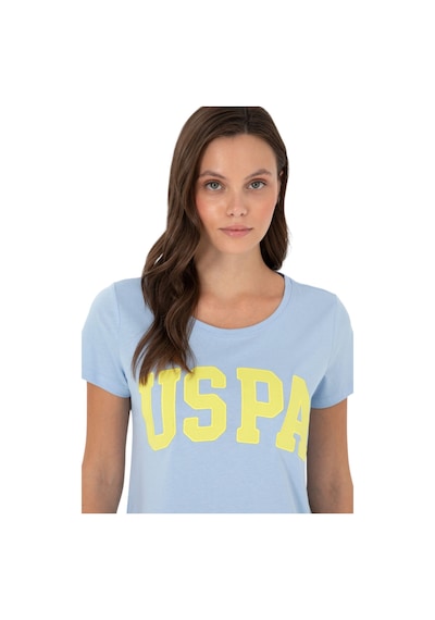 U.S. Polo Assn. Kadın Basic Tişört 1804839 Mavi