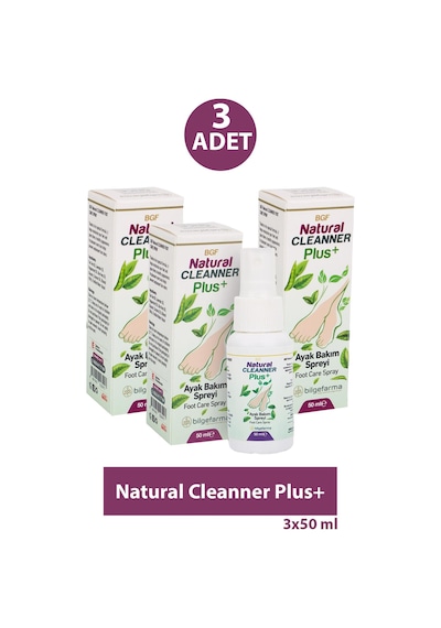 Natural Cleanner Plus+ 50 Ml 3 Adet