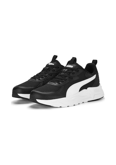 Puma Trinity Lite Erkek Sneaker Spor Ayakkabı Siyah Beyaz