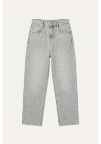 Defacto Baggy Fıt Yüksek Bel Açık Gri Jean Pantolon I1566ax26hsnm18 Gri-nm18