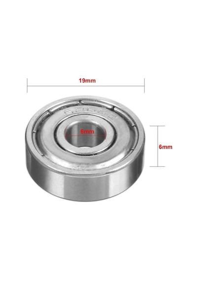 10 Adet 626zz Metal Mühürlü Çok Amaçlı Bilya Rulman 6x19x6