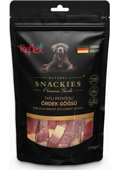 Reflex Snackies Tatlı Patatesli Ördek Gögsü 170 G