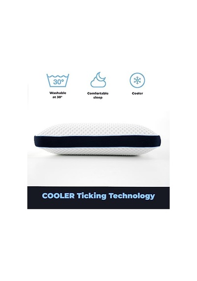 Cooler Extreme Visco Yastık,boyun Yastığı Ergonomik Yastık, Visko Yastık,yastık,serinletici Yastık, Soğuk Açık Bej