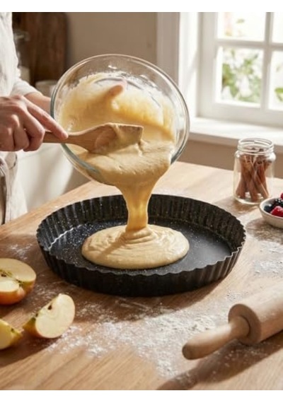 28 Cm Granit Turta Kalıbı Yapışmaz Yüzeyli Yuvarlak Fırın Tepsisi Kek, Tart Ve Turta Pişirme Kalıbı 28 Diğer