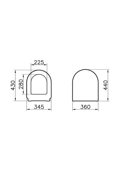 VitrA Zentrum Soft Klozet Kapağı 94 - 003 - 009