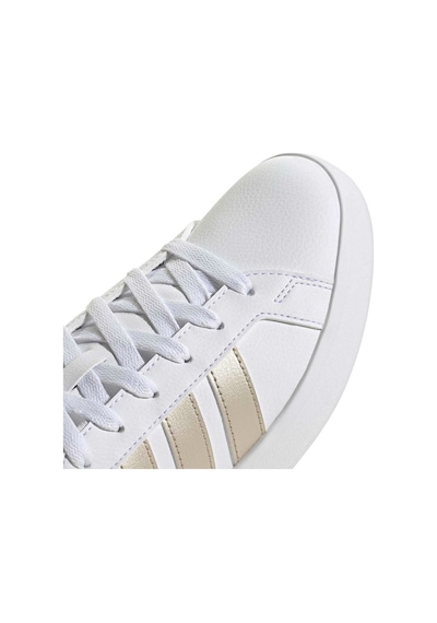 Adidas Grand Court Base 3.0 Beyaz Kadın Sneaker Beyaz-altın