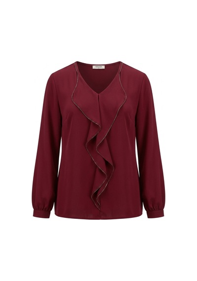 Hanezza Büyük Beden Şık Fırfırlı Abiye Bluz - İğne Oyası Boncuk Detaylı - Jessica Kumaş Tüm Varyantlar Bordo - 681899712 Bordo Hanezza Büyük Beden Şık Fırfırlı Abiye Bluz - İğne Oyası Boncuk Detaylı - Jessica Kumaş Tüm Varyantlar Bordo - 681899712 Bordo