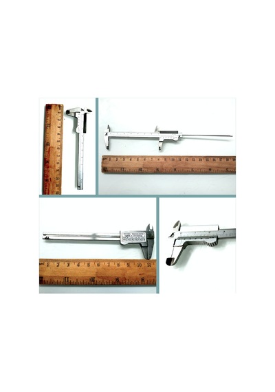 Omeniv Çelik Mini Kumpas Vernier Cetvel Kaliper Hassas Ölçüm Alet