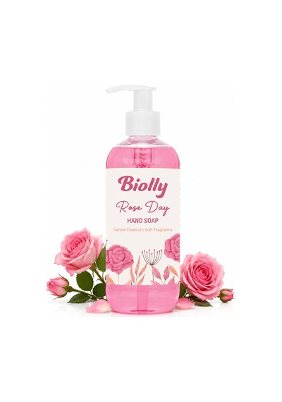Biolly Botanica Rose Day Sıvı Sabun 500 Ml - Koli 12 Adet
