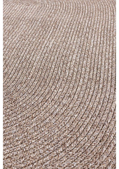 Cesta El Yapımı Örgü Natural Kilim 50x80 4013 Natural