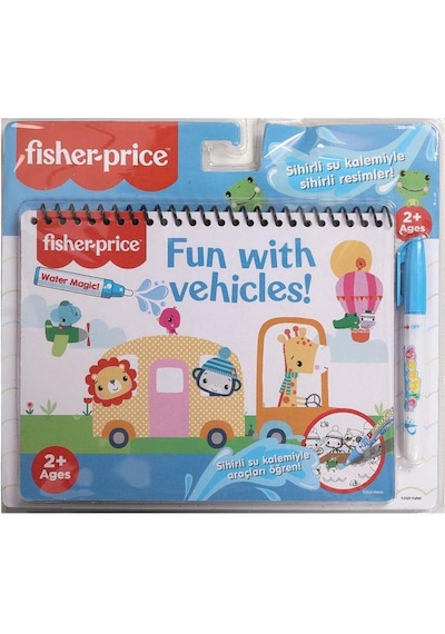 Fisher-Price Sihirli Boyama Kitabı Özel Kalemi Water Magic Boyama
