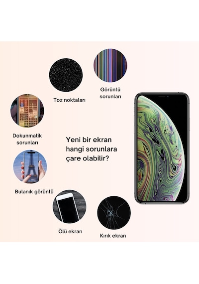 Teknik Evim Evo Apple Uyumlu iPhone Xs Max Lcd Ekran Dokunmatik