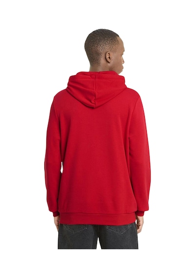 Puma Essential Big Logo Gri Erkek Sweatshirt Kırmızı