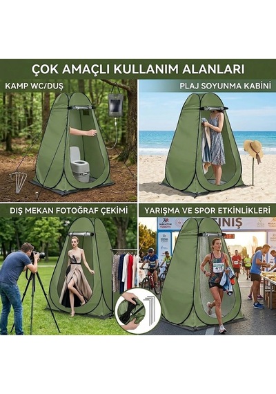 Pratikbir Giyinme Çadırı - Prova Kabini Çok Renkli