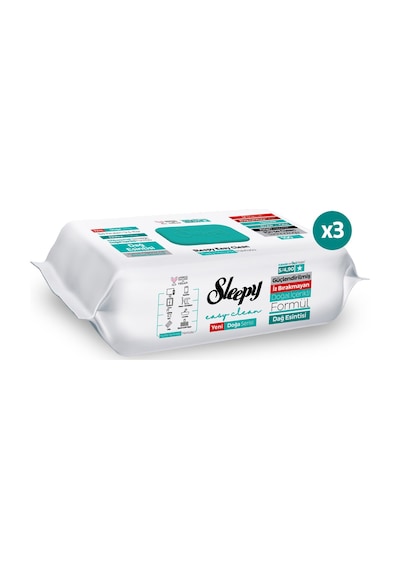 Sleepy Mountain Yüzey Temizlik Havlusu Mendili Dağ Esintisi 3x100 300 Yaprak Tekli