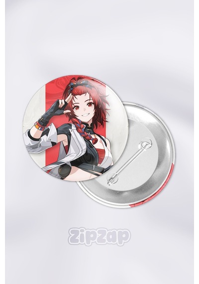 Chixia Wuthering Waves Gacha Çanta Süsü Rozet İğneli Buton Rozet Seti 1 Adet Tekli