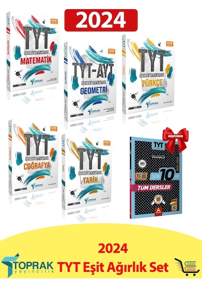 Tyt Eşit Ağırlık Soru Bankası Seti Hediyeli