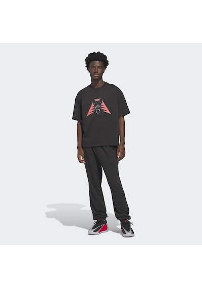 Adidas Anthony Edwards Dawg Erkek Siyah Tişört Jz9447 Siyah
