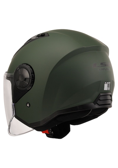 Ls2 Airflow 2 Açık Yarım Kask Mat Koyu Yeşil
