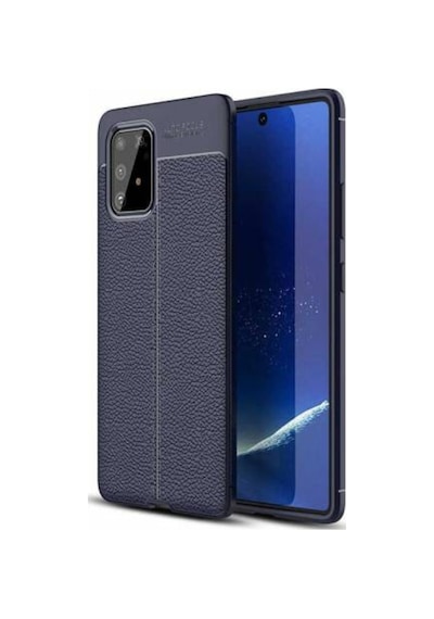 Galaxy A91 (S10 Lite) Kılıf Zore Niss Deri Desenli Silikon Kılıf