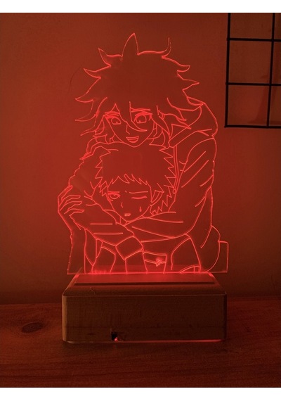 Danganronpa Nagito Komaeda Hajime Hinata 16 Renk Gece Lambası Çok Renkli