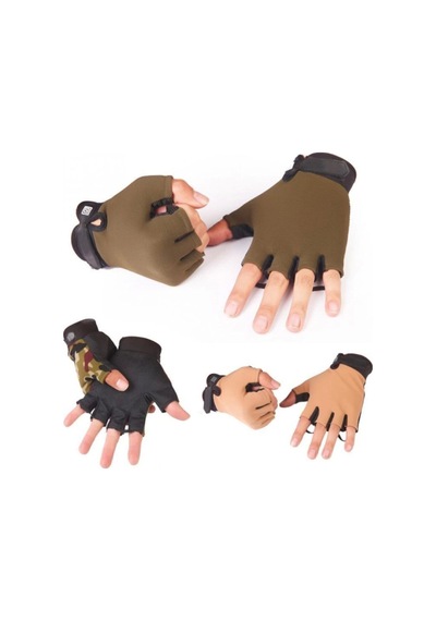 5.11 Tactical Taktik Eldiven Yarım Parmak Asker Polis Dağcı Avcı Sporcu Haki - 62203456 Haki