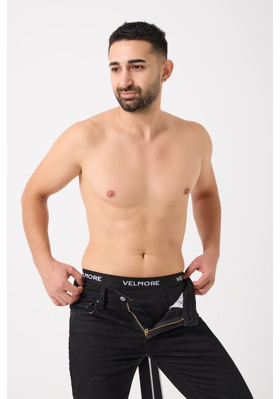 Velmore Erkek Boxer 3 Lı Kutu Yumuşak Pamuk Sıkmayan Bel Lastikli Beden S - 5xl Mix