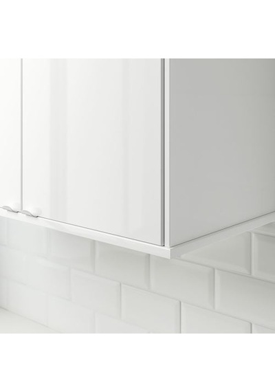 Ikea Förbättra Dekoratif Şerit, Parlak Cila Beyaz, 221 Cm