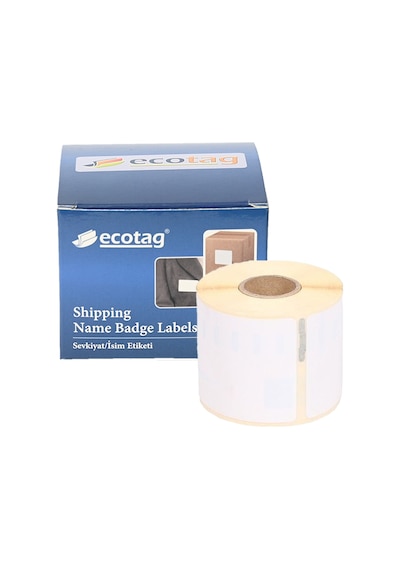 Ecotag Dymo 99015 LabelWriter Muadil Disket Etiketi 70 MM X 54 MM 320 Adet