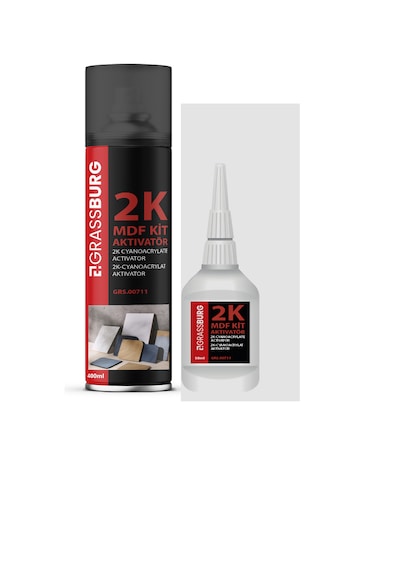 Grassburg 2 K Mdf Kit Aktivatör Sprey 400 Ml 400+50 Ml